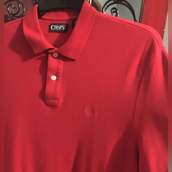 Mens Red Polos Shirt - Picture 7 of 13